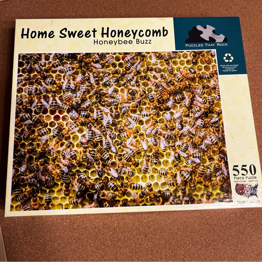 Home Sweet Honeycomb 500 Piece Puzzle by Puzzles That Rock